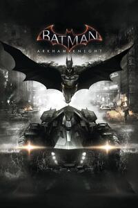Umělecký tisk Batman Arkham Knight - Batmobile