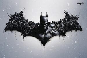 Umělecký tisk Batman Arkham Origins - Logo, (40 x 26.7 cm)