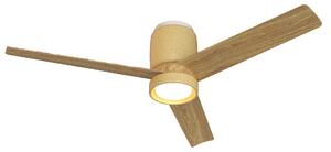 Mantra 9480 Ceramica, lopatkový ventilátor se svítidlem a dálk. ovladačem, LED 20W 3000-5000K, béžová/dřevěná, průměr 122cm