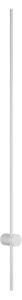 Mantra 7912 Tobago, bílé nástěnné svítidlo LED 12W 3000K, výška 125cm