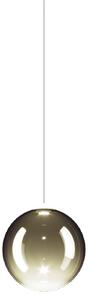 Lodes 17110 7127 Random Solo 10, závěs ze zlatozeleného foukaného skla, 1x3W LED 2700K, prům.10cm