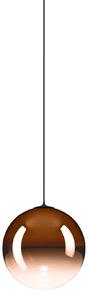 Lodes 17120 5827 Random Solo 10, závěs z oranžového foukaného skla/černý kabel, 1x3W LED 2700K, prům.10cm