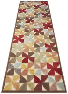 ELLE Decoration koberce AKCE: 80x250 cm Kusový koberec Creative 103966 Brown/Multicolor z kolekce Elle - 80x250 cm