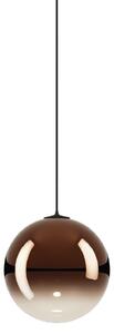Lodes 17121 4627 Random Solo 12, závěs z bronzového foukaného skla/černý kabel, 1x1W LED 2700K, prům.12cm