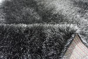 Berfin Dywany Kusový koberec Seven Soft 7901 Black Grey - 80x150 cm