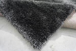 Berfin Dywany Kusový koberec Seven Soft 7901 Black Grey ROZMĚR: 80x150