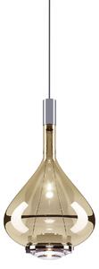 Lodes 14825 4527 Sky-Fall Medium, závěsné svítidlo zlaté sklo/chrom, 12W LED 2700K, prům. 22cm