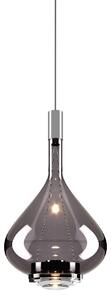 Lodes 14825 4327 Sky-Fall Medium, závěsné svítidlo kouřové sklo/chrom, 12W LED 2700K, prům. 22cm
