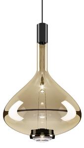 Lodes 14828 4527 Sky-Fall Large, závěsné svítidlo zlaté sklo/černá, 12W LED 2700K, prům. 36cm