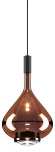 Lodes 14826 4627 Sky-Fall Medium, závěsné svítidlo bronzové sklo/černá, 12W LED 2700K, prům. 22cm