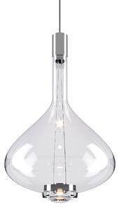 Lodes 14827 0030 Sky-Fall Large, závěsné svítidlo čiré sklo/chrom, 12W LED 3000K, prům. 36cm