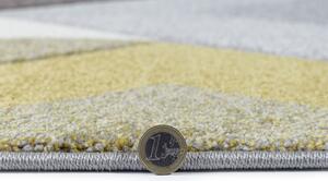 Flair Rugs koberce Kusový koberec Hand Carved Aurora Grey/Ochre ROZMĚR: 200x290