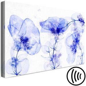 Obraz Modré květy - rostliny malované akvarelem a inkoustem