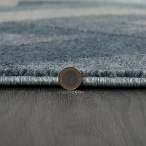 Flair Rugs koberce Kusový koberec Hand Carved Aurora Denim Blue - 160x230 cm