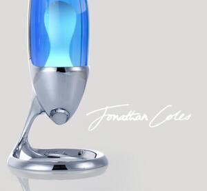 Mathmos Neo, originální lávová lampa, 1x20W, stříbrná s růžovou tekutinou a žlutou lávou, výška 42cm