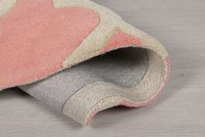 Flair Rugs koberce Ručně všívaný kusový koberec Illusion Rosella Pink/Blue ROZMĚR: 80x150