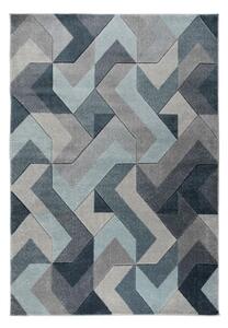 Flair Rugs koberce Kusový koberec Hand Carved Aurora Denim Blue ROZMĚR: 160x230