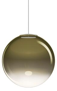 Lodes 26011 7123 Non Random 33, závěs ze zlatozeleného foukaného skla, 1x7W LED 2200/2700/3000K, prům.33cm