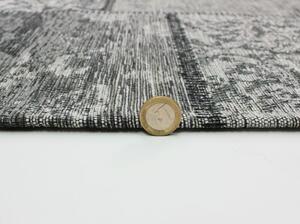 Flair Rugs koberce Kusový koberec Manhattan Patchwork Chenille Black/Grey - 120x170 cm