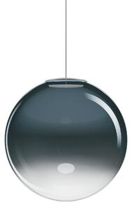 Lodes 26011 8623 Non Random 33, závěs z azurově modrého foukaného skla, 1x7W LED 2200/2700/3000K, prům.33cm