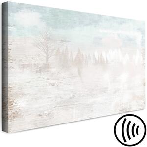 Obraz Klidné stromy - zimní krajina malovaná v jemných barvách