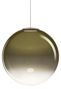 Lodes 26012 7123 Non Random 38, závěs ze zlatozeleného foukaného skla, 1x7W LED 2200/2700/3000K, prům.38cm