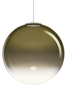 Lodes 26013 7123 Non Random 43, závěs ze zlatozeleného foukaného skla, 1x7W LED 2200/2700/3000K, prům.43cm