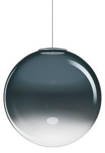 Lodes 26012 8623 Non Random 38, závěs z azurově modrého foukaného skla, 1x7W LED 2200/2700/3000K, prům.38cm