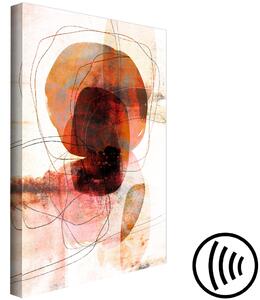 Obraz Abstrakce - barevná kompozice čar a skvrn na světlém povrchu