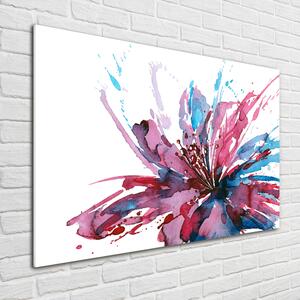 Foto obraz sklo tvrzené Abstraktní květ pl-osh-100x70-f-59155055