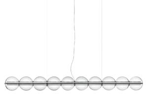 Flos F3753000 Luce Sferica S2, závěsné svítidlo se stmívačem, 145W LED 2700K, délka 238cm