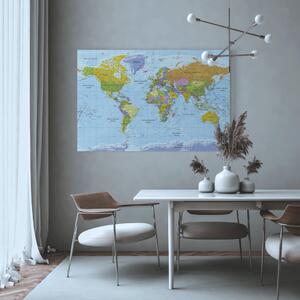 Obraz Mapa světa: Orbis Terrarum