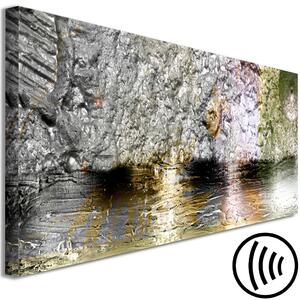 Obraz Tichá jeskyně (1-dílný) úzký - moderní umělecká abstrakce