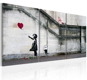 Obraz Vždy je naděje (Banksy) - triptych