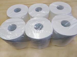 Papírové ručníky v rolích FLEXI MAXI 1vrstvé 270 m – 6 rolí, bílá