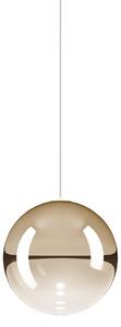 Lodes 17112 4527 Random Solo 14, závěs ze světle zlatého foukaného skla, 1x1W LED 2700K, prům.14cm