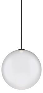 Lodes 17123 1327 Random Solo 18, závěs z bílého foukaného skla/černý kabel, 1x1W LED 2700K, prům.18cm