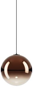 Lodes 17122 4627 Random Solo 14, závěs z bronzového foukaného skla/černý kabel, 1x1W LED 2700K, prům.14cm