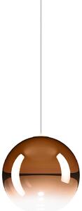Lodes 17112 5827 Random Solo 14, závěs z oranžového foukaného skla, 1x1W LED 2700K, prům.14cm