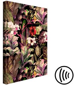 Obraz Exotické rostliny - květinový motiv z džungle malovaný akvarelem