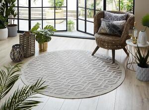 Flair Rugs koberce Kusový koberec Piatto Mondo Natural kruh ROZMĚR: 160x160 (průměr) kruh