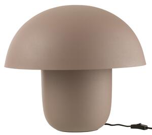 J-line Tmavě béžová kovová stolní lampa Cordelius 44 cm