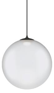 Lodes 17124 1327 Random Solo 23, závěs z bílého foukaného skla/černý kabel, 1x3W LED 2700K, prům.23cm