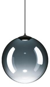 Lodes 17124 8827 Random Solo 23, závěs z azurově modrého foukaného skla/černý kabel, 1x3W LED 2700K, prům.23cm