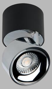 LED2 11508335 KLIP ON stropní bodové nastavitelné sklopné svítidlo 11W / 770lm 3000K černá / chrom
