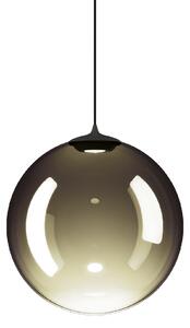 Lodes 17124 7127 Random Solo 23, závěs ze zlatozeleného foukaného skla/černý kabel, 1x3W LED 2700K, prům.23cm