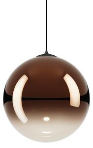Lodes 17125 4627 Random Solo 28, závěs z bronzového foukaného skla/černý kabel, 1x3W LED 2700K, prům.28cm