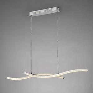 Mantra 5100 5100 Surf, moderní závěsné svítidlo, 23W LED 3000K, nikl,chrom, délka 100cm