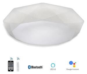 Mantra 5973 Diamante Smart, stmívatelné stropní LED svítidlo s dálkovým ovladačem , 80W LED, prům 51,5cm, Bluetooth