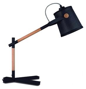Mantra 4923 Nordica, černá stolní lampa 1x E27, výška 58cm